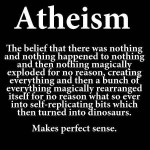 Atheism...